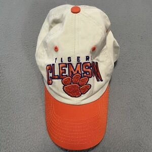 Clemson Hat Adult Adjustable Beige Adjustable OSFA Fan Favorite Tigers